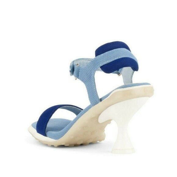 Jeffrey Campbell Fumble Ankle Strap Sandals Blue Mesh Combo Size US 9.5 - Picture 3 of 6
